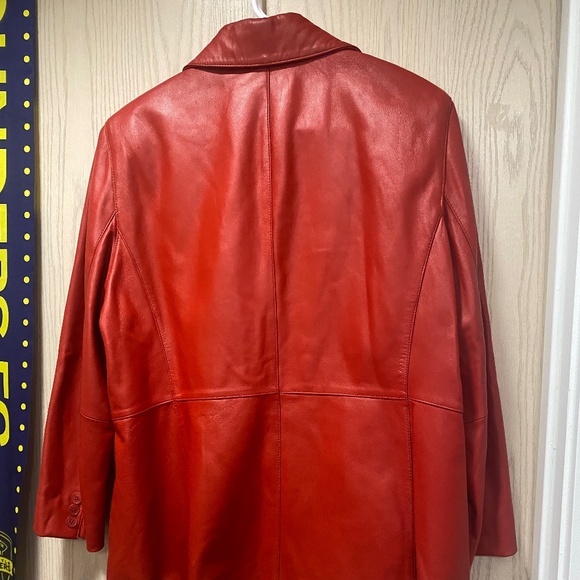 Valerie Stevens Size XL Red Women’s Leather Jacket - Picture 9 of 12